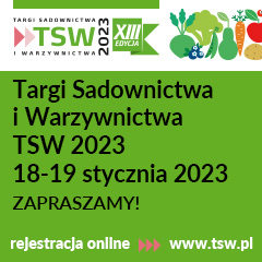 Miniaturka artykułu TSW 2023 – Targi Sadownictwa i Warzywnictwa 18 i 19 stycznia 2023 r. w Kielcach