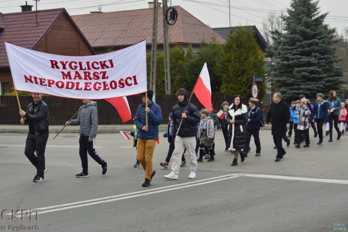 Miniaturka artykułu Marsz Niepodległościowy w Ryglicach