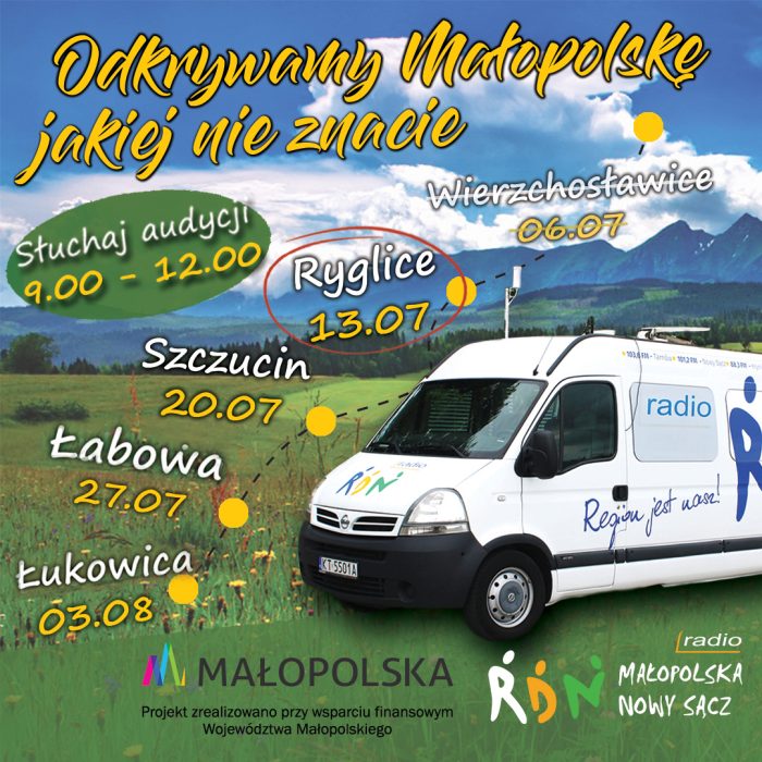 Miniaturka artykułu Relacja z Wakacyjnej trasy Radia RDN Małopolska, która gościła w Ryglicach