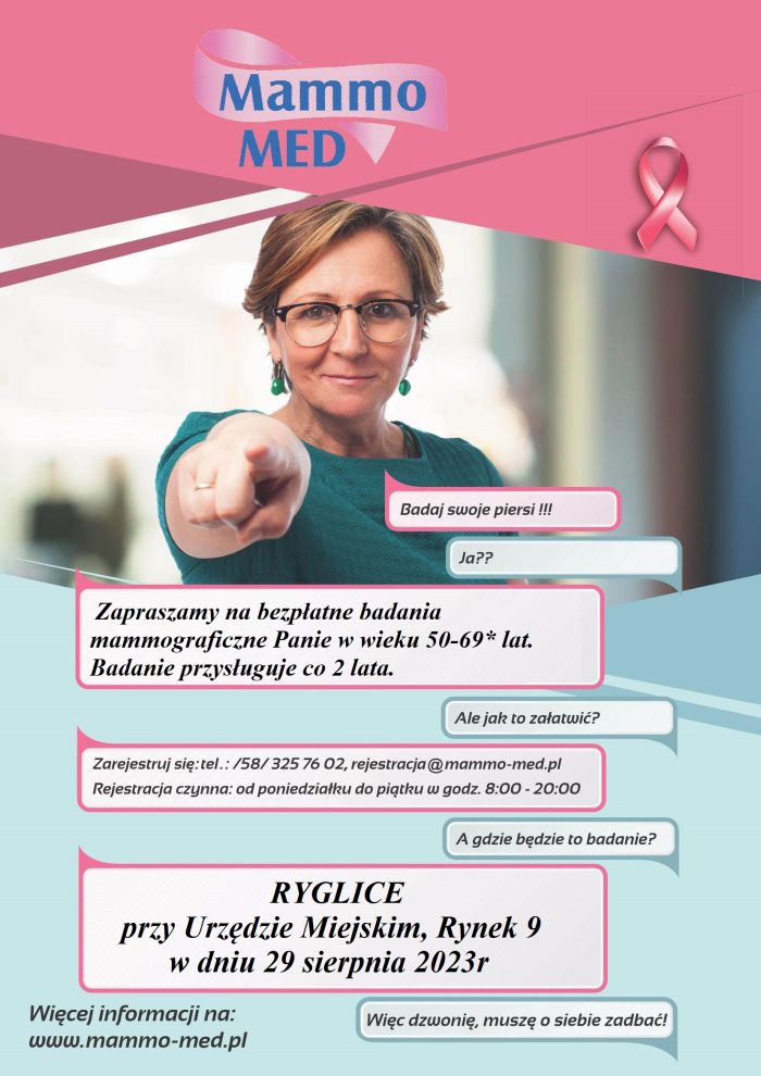 Miniaturka artykułu Badania mammograficzne w Ryglice