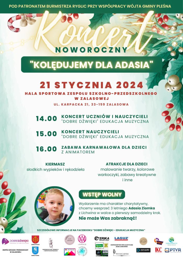 Miniaturka artykułu Koncert Noworoczny „Kolędujemy Dla Adasia”