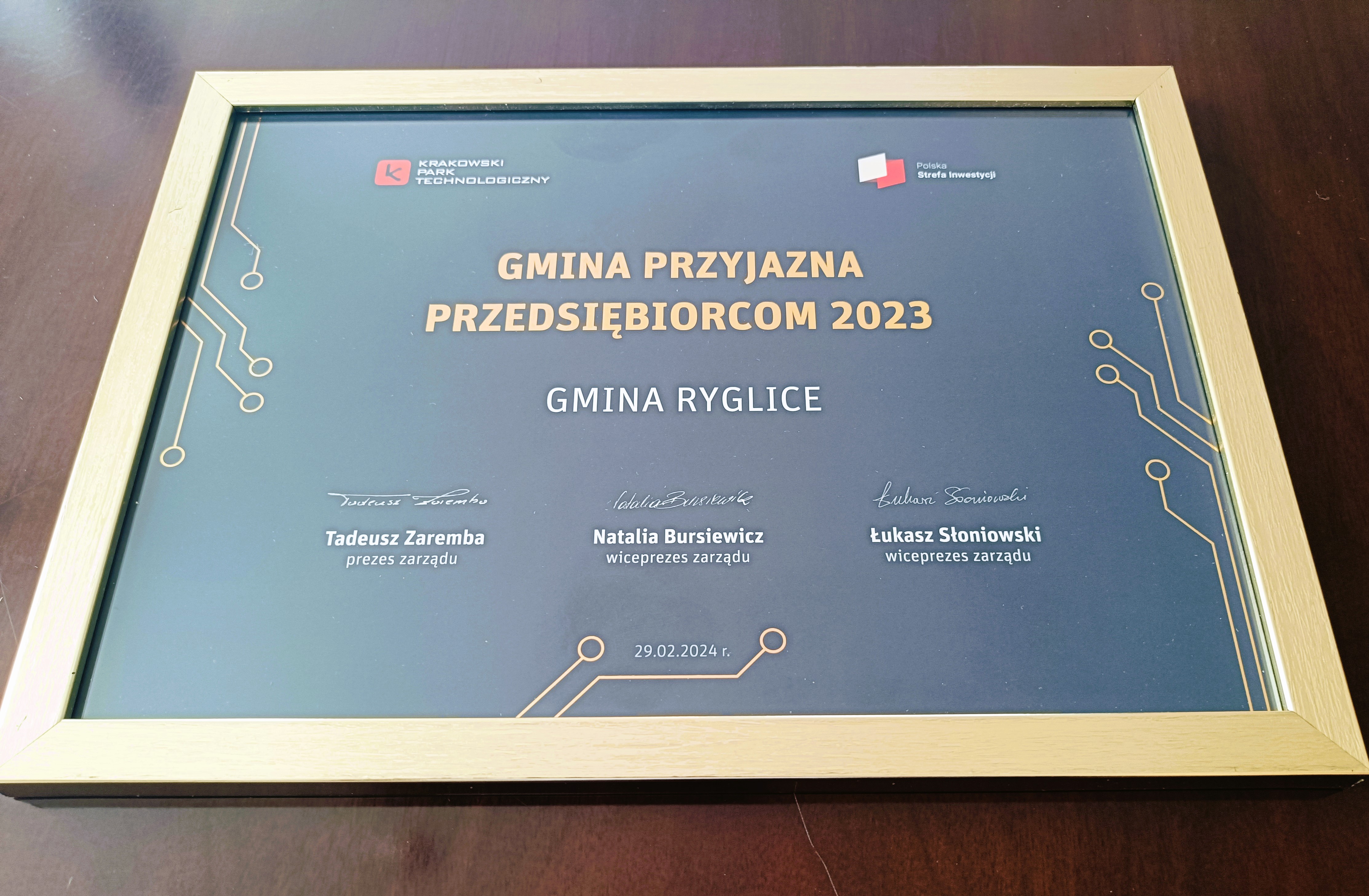 Sławomir Siwek liderem Gminy Ryglice