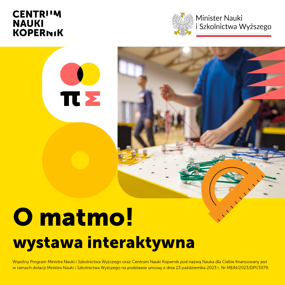 Mobilna wystawa Centrum Nauki Kopernik, pt. „O matmo!”