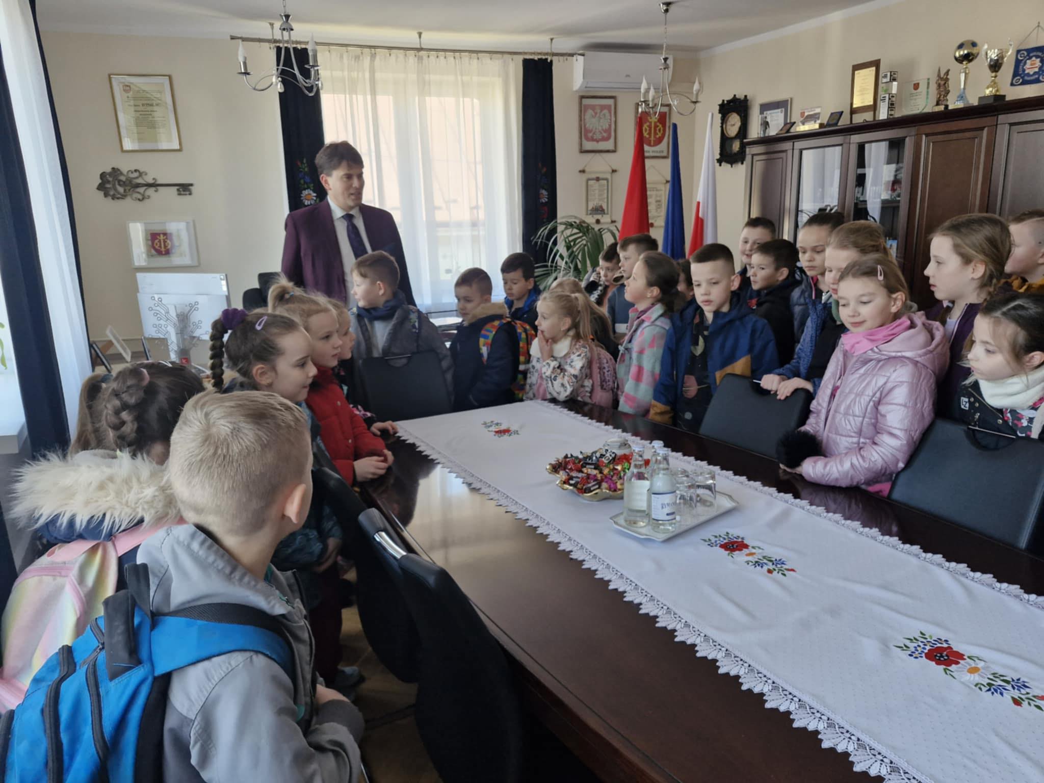 Spotkanie z uczniami w Urzędzie