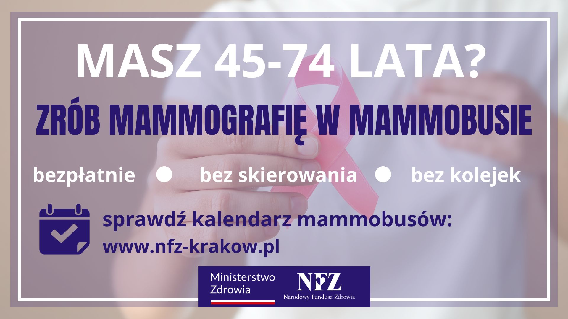 Bezpłatna mammografia w ramach programu profilaktyki raka piersi