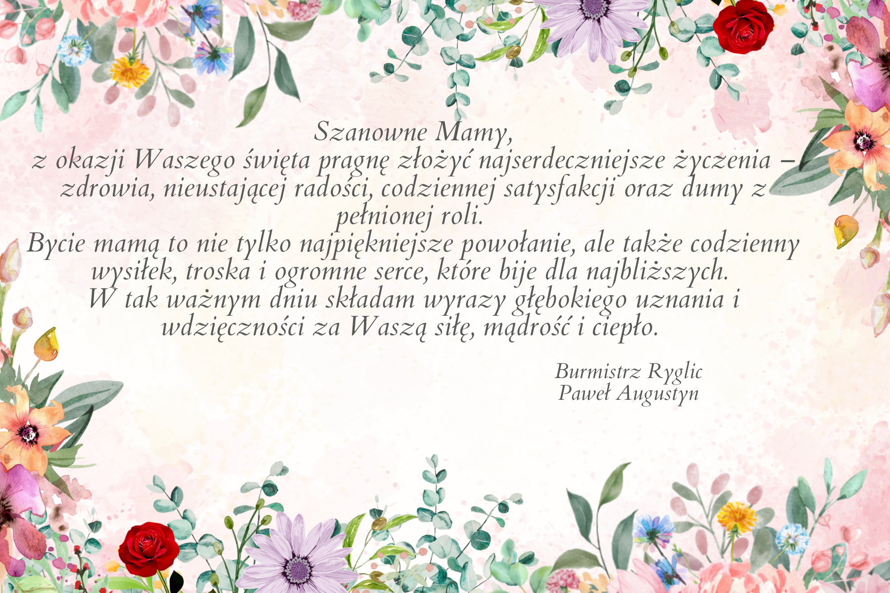 SZANOWNE MAMY