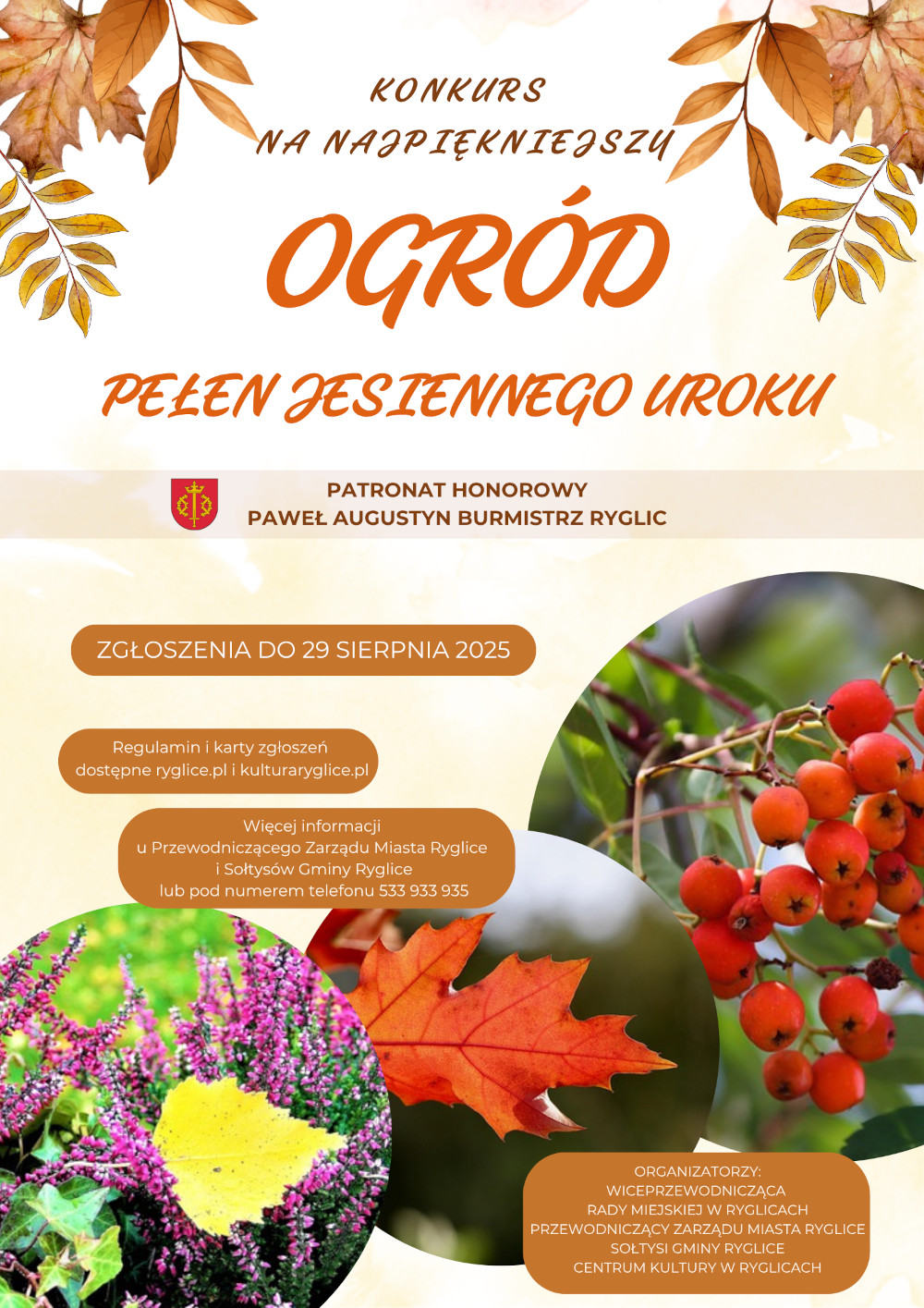 🍁 KONKURS NA NAJPIĘKNIEJSZY JESIENNY OGRÓD! 🍁