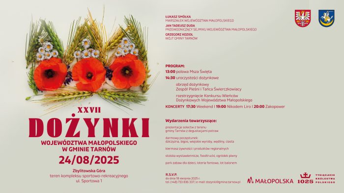 Miniaturka artykułu XXVII Dożynki Województwa Małopolskiego w Gminie Tarnów