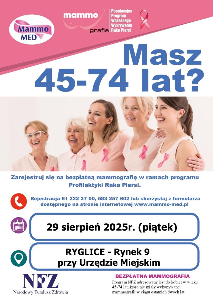 Miniaturka artykułu Bezpłatna mammografia
