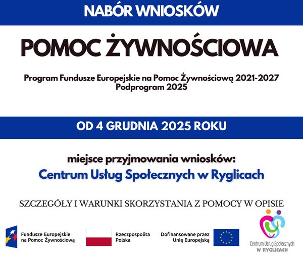 Miniaturka artykułu Nabór wniosków – Pomoc żywnościowa 2025