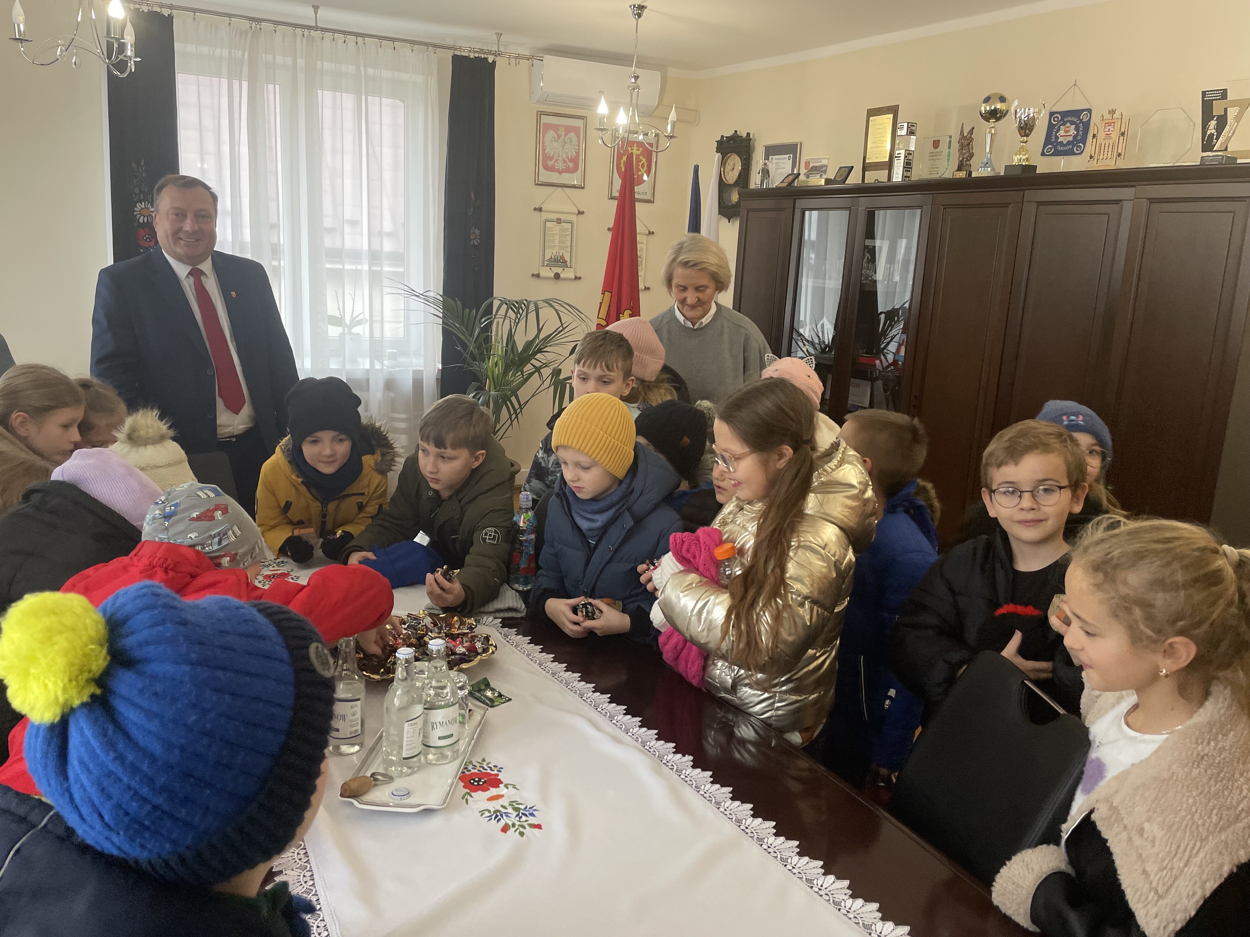 Uczniowie odwiedzili Burmistrza!