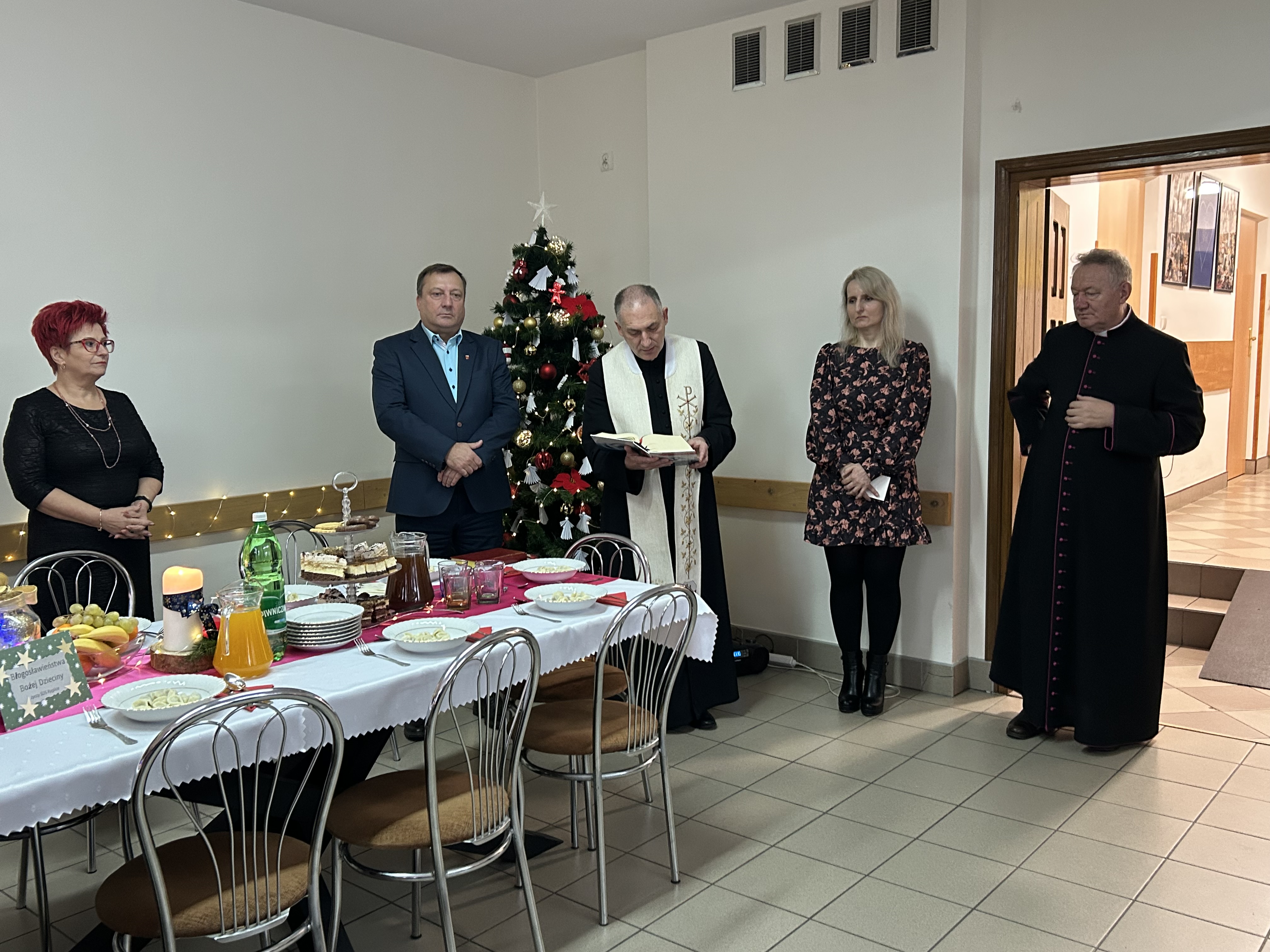 Wigilia w Środowiskowym Domu Samopomocy w Ryglicach