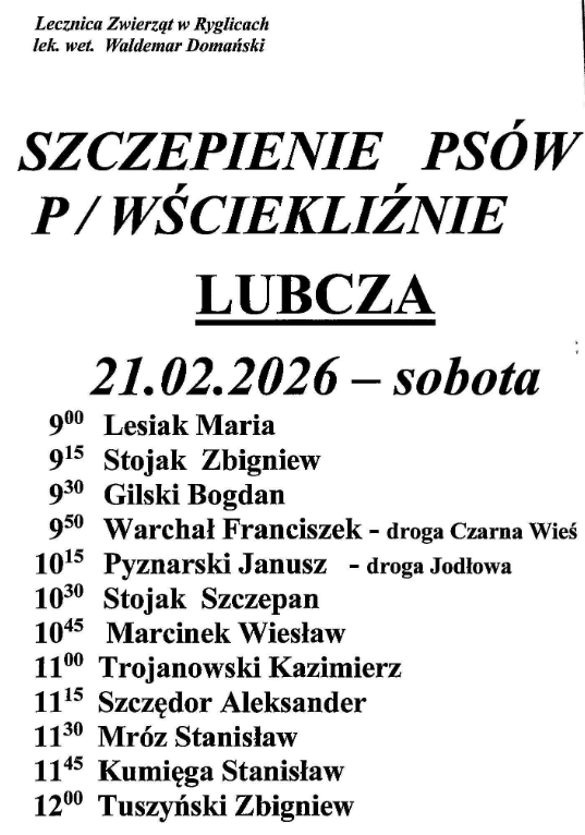 Szczepienie psów – terminy