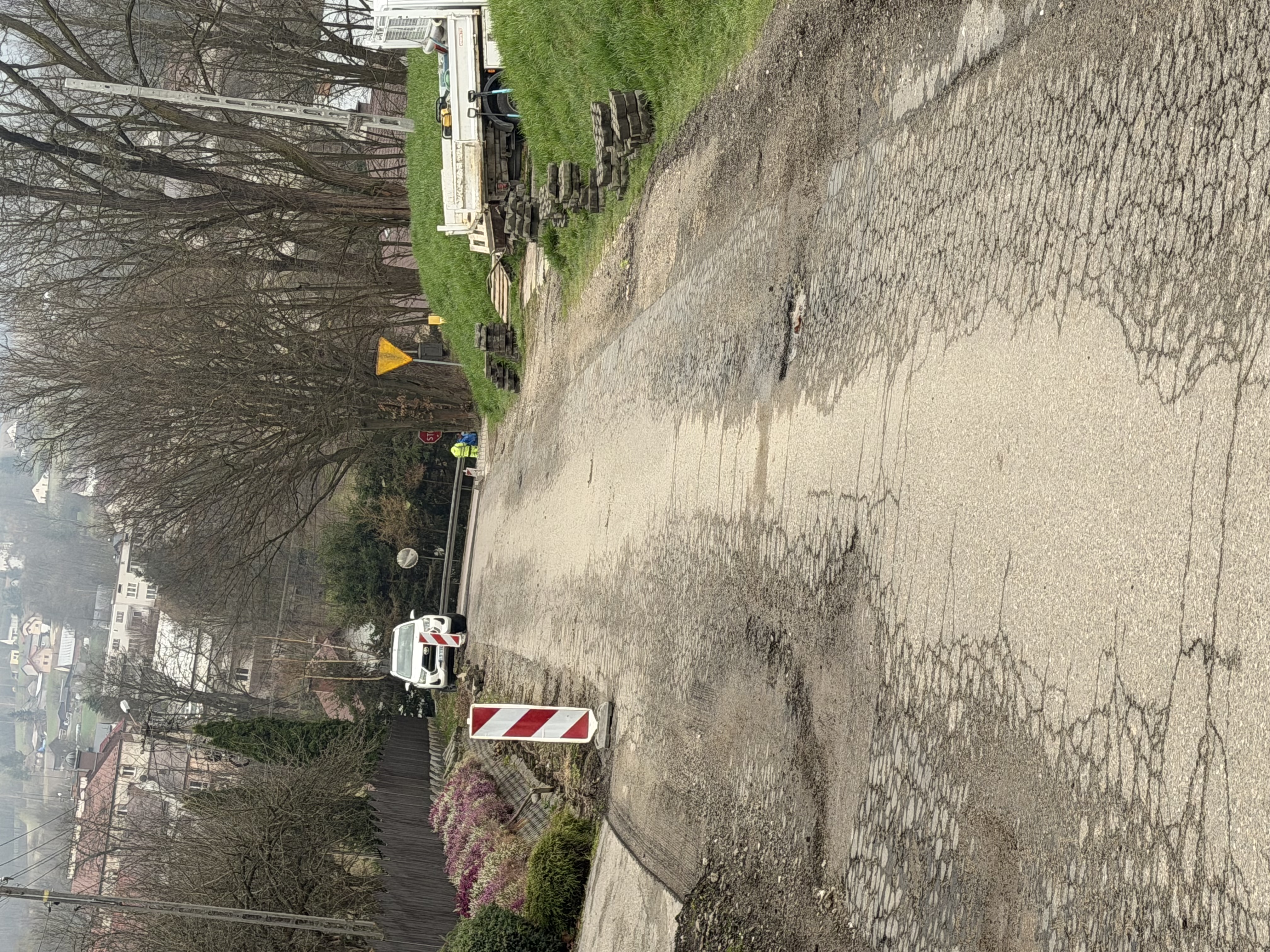 🚧 Trwa przebudowa ul. Piastowskiej w Ryglicach 🚧