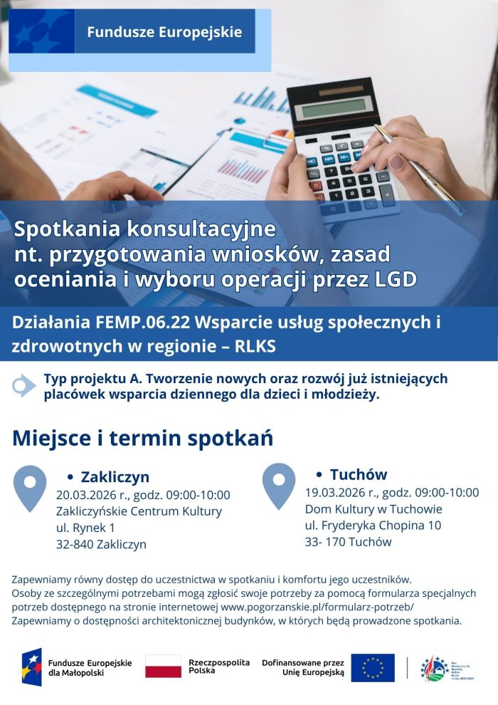 Miniaturka artykułu Spotkania konsultacyjne nt. przygotowania wniosków, zasad oceniania i wyboru operacji przez LGD w ramach EFS+
