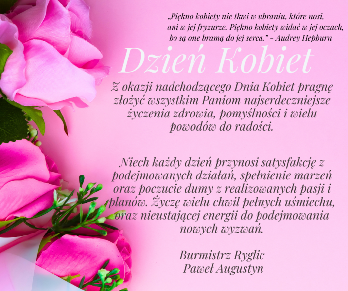 Miniaturka artykułu Życzenia z okazji Dnia Kobiet