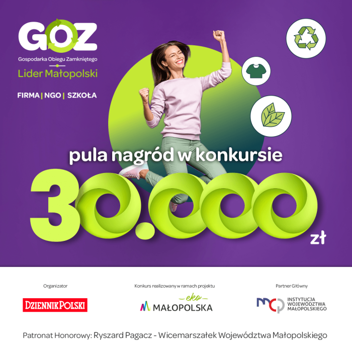 Miniaturka artykułu GOZ Lider Małopolski 2026 – „Wkręć się w obieg”