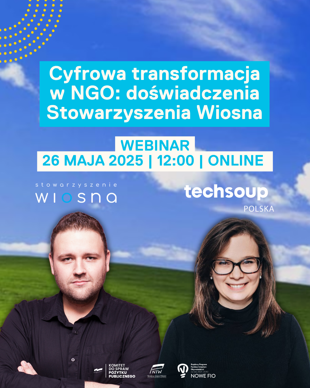 Cyfrowa transformacja w NGO: doświadczenia Stowarzyszenia Wiosna – Bezpłatny webinar online