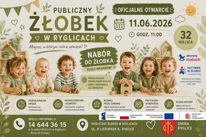 Miniaturka artykułu Publiczny Żłobek w Ryglicach