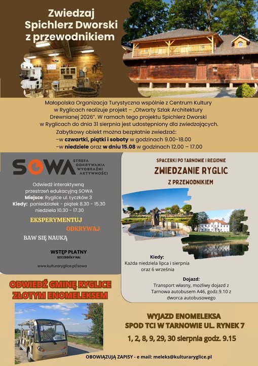 Odkrywajcie Gminę Ryglice tego lata!