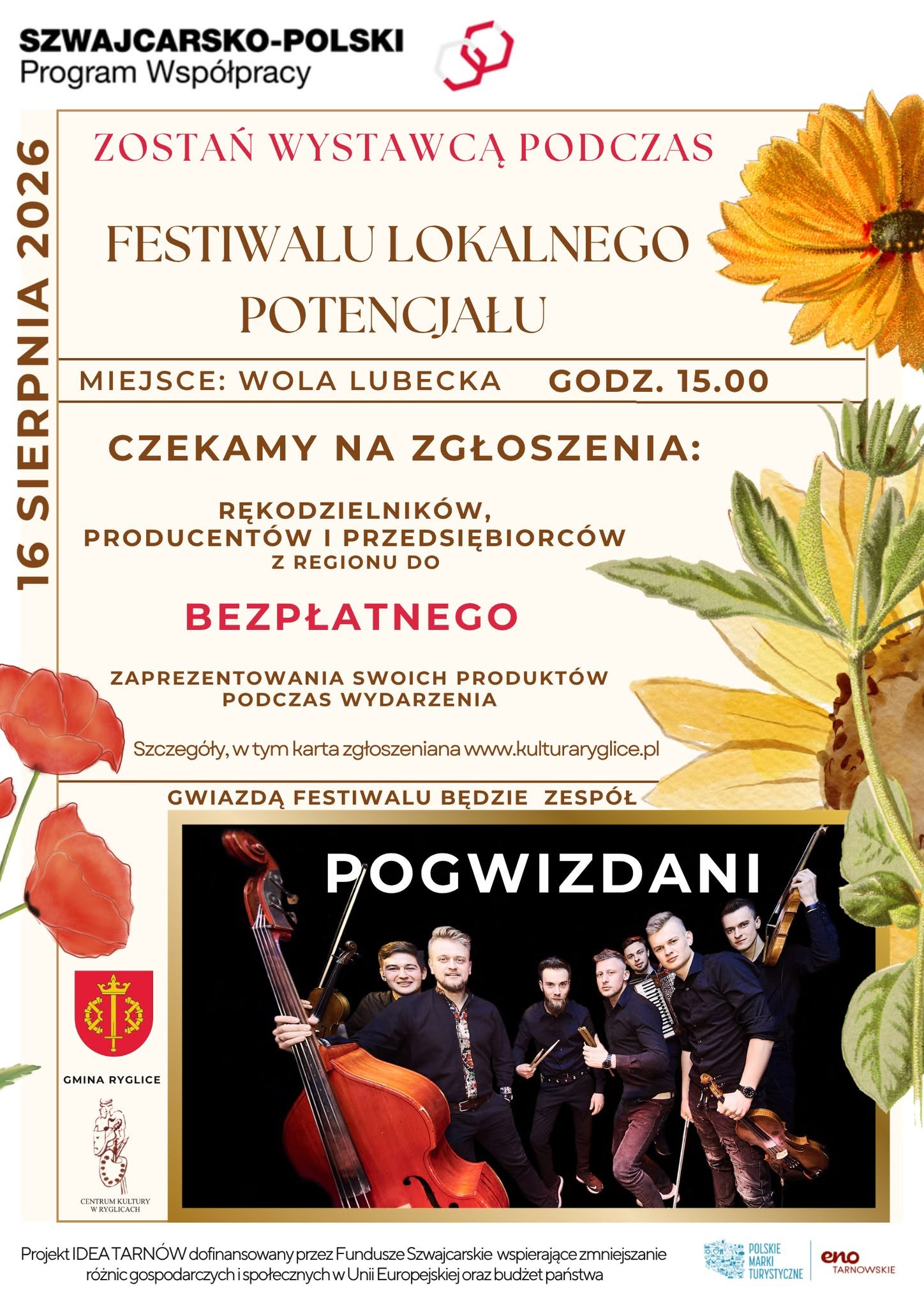 ZOSTAŃ WYSTAWCĄ PODCZAS FESTIWALU LOKALNEGO POTENCJAŁU
