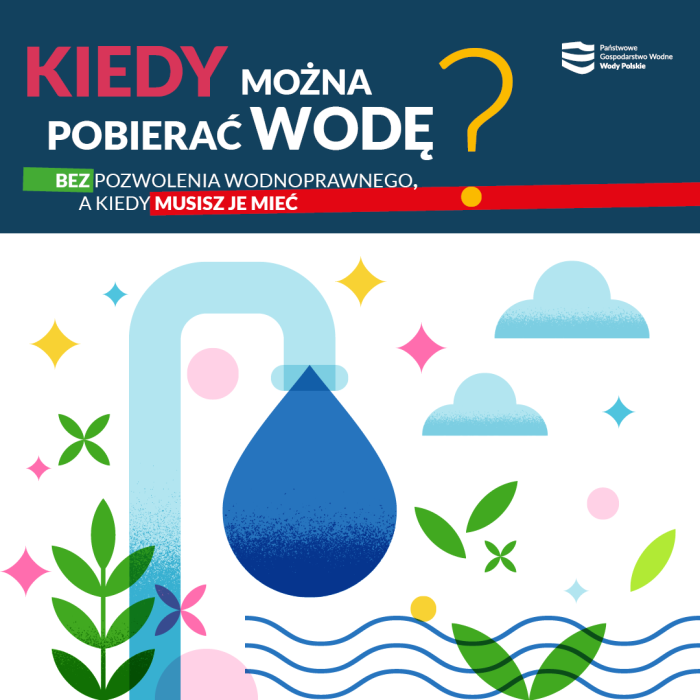 Miniaturka artykułu 💧 Wody Polskie przypominają: sprawdź, ile wody możesz pobierać bez pozwolenia.