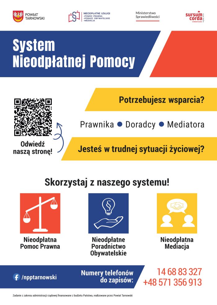 Miniaturka artykułu ⚖️ Potrzebujesz pomocy prawnej? Skorzystaj z bezpłatnego wsparcia!