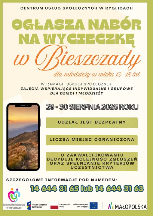 🏔️ Wycieczka w Bieszczady dla młodzieży! 💚