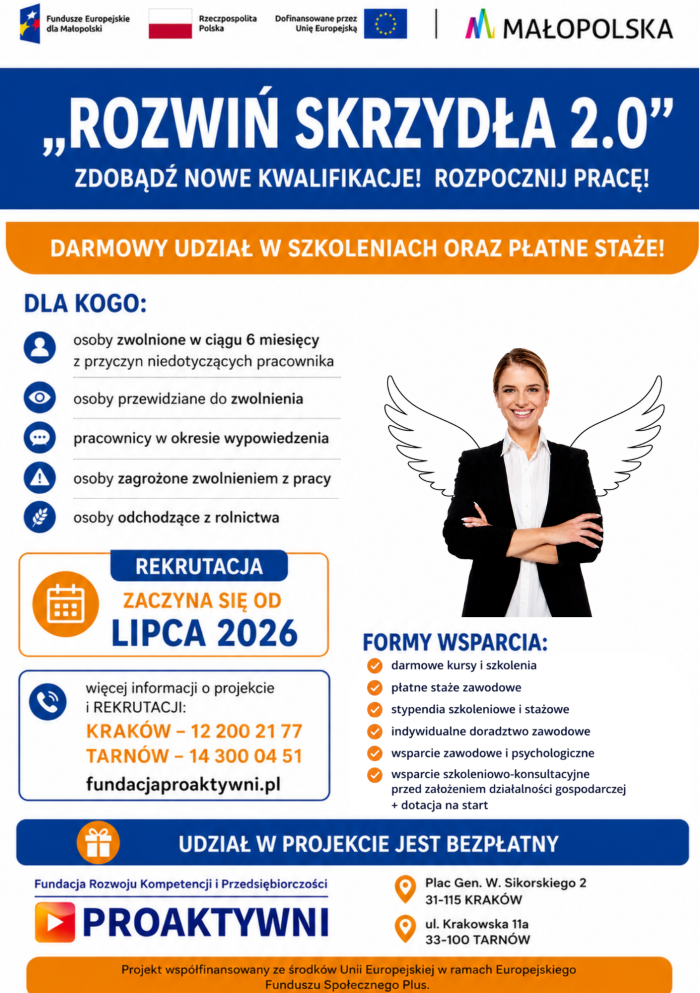 Miniaturka artykułu „Rozwiń SKRZYDŁA 2.0!”
