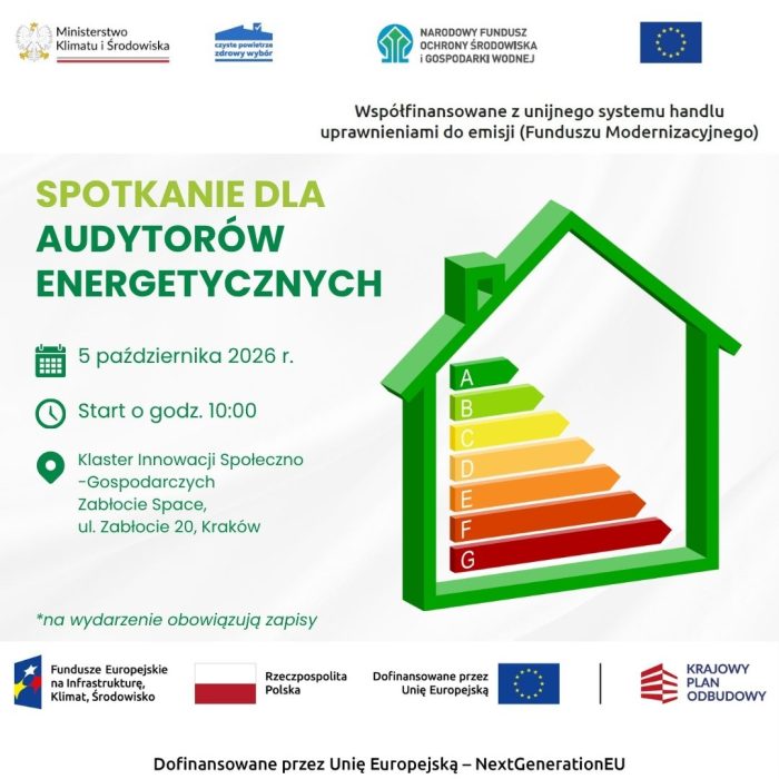 Miniaturka artykułu Spotkanie dla audytorów – „Audyty energetyczne w programie priorytetowym Czyste Powietrze