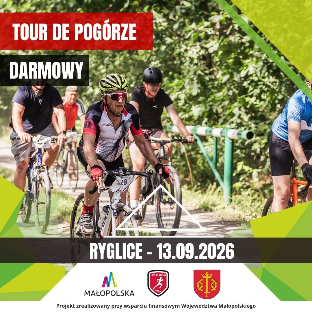 Zapraszamy na DARMOWY rajd – Tour de Pogórze – Ryglice