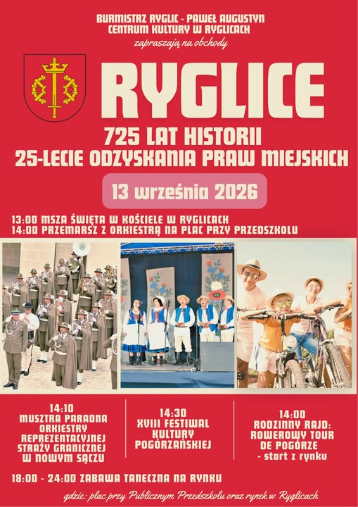Świętujemy 725 lat historii Rylic! 🎉
