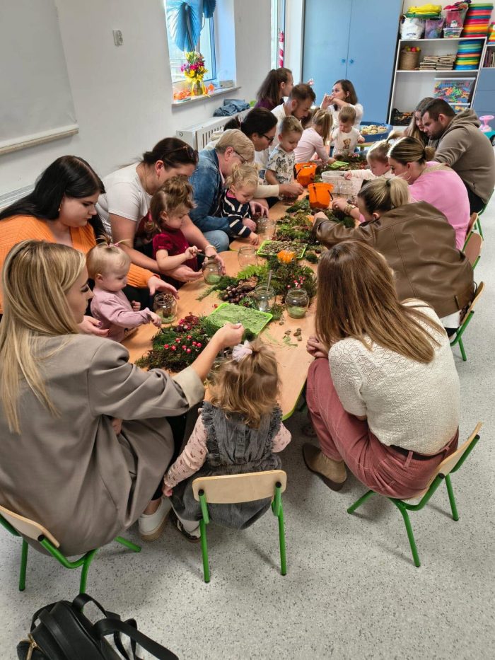 Miniaturka artykułu 🍂🧡 Jesienne spotkanie w Żłobku LUBIŚ w Lubczy! 🧡🍁