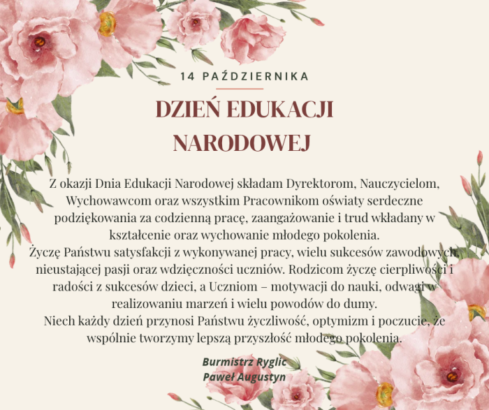 Miniaturka artykułu 14 października – Dzień Edukacji Narodowej