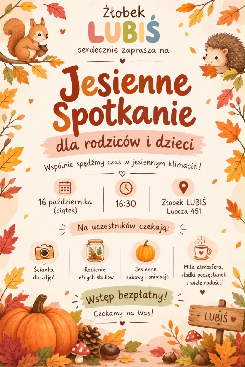 🍂🧡 ZACZYNAMY DNI OTWARTE W ŻŁOBKACH GMINY RYGLICE! 🧡🍂
